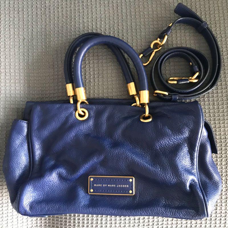 Authentic Marc by Marc Jacobs Blue Leather 'Too Hot To Handle 