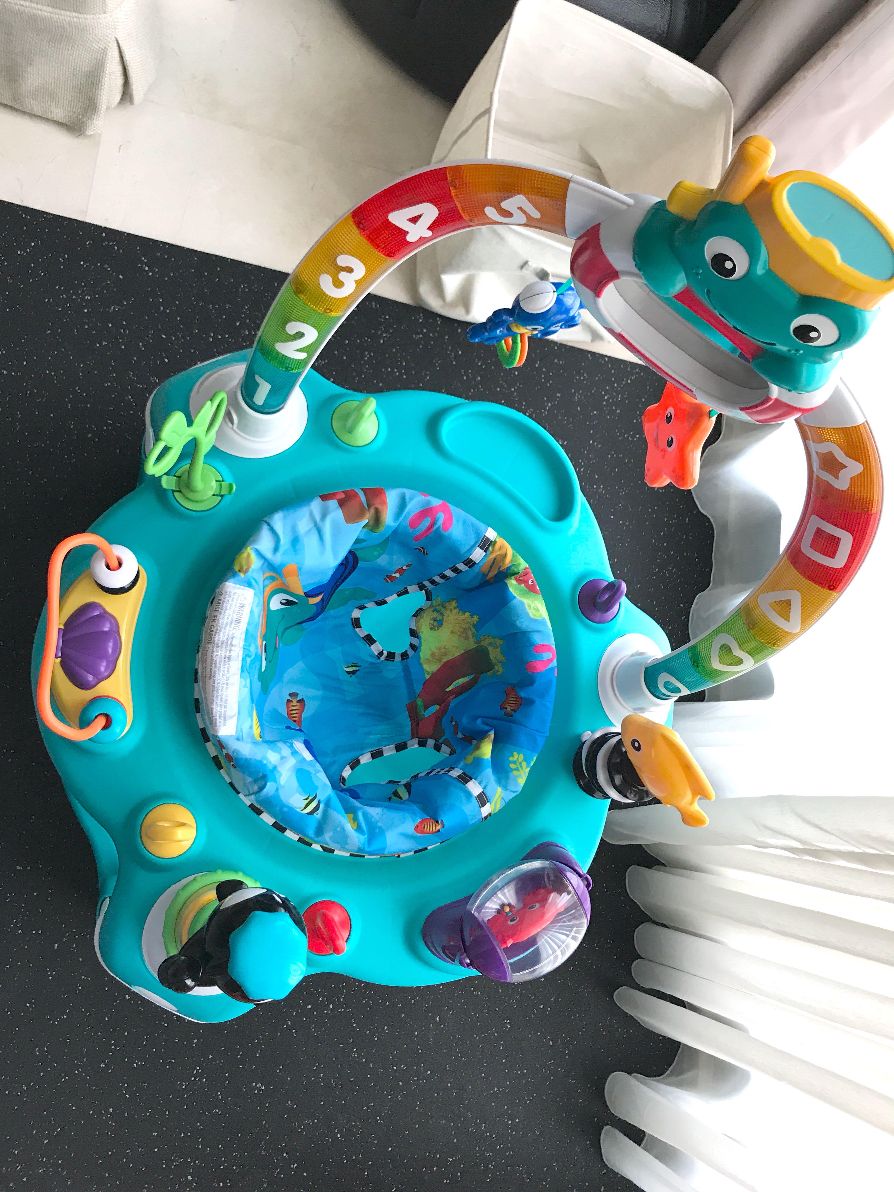 Baby Einstein 2in1 Lights & Sea Activity Gym & Saucer, Bayi & Anak