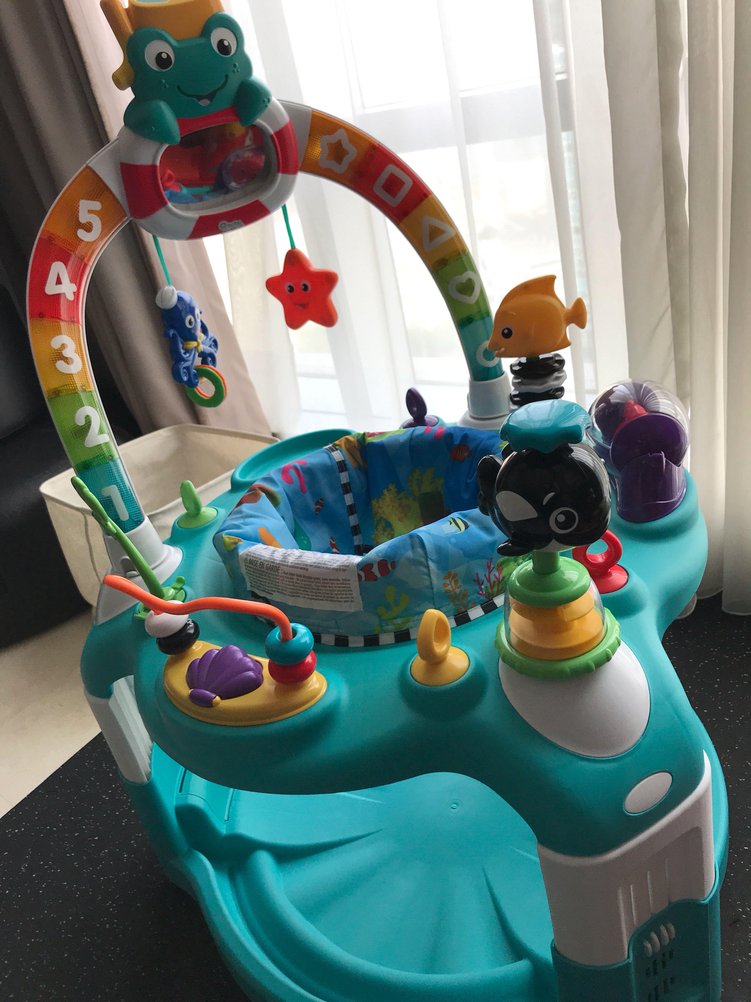 Baby Einstein 2in1 Lights & Sea Activity Gym & Saucer, Bayi & Anak
