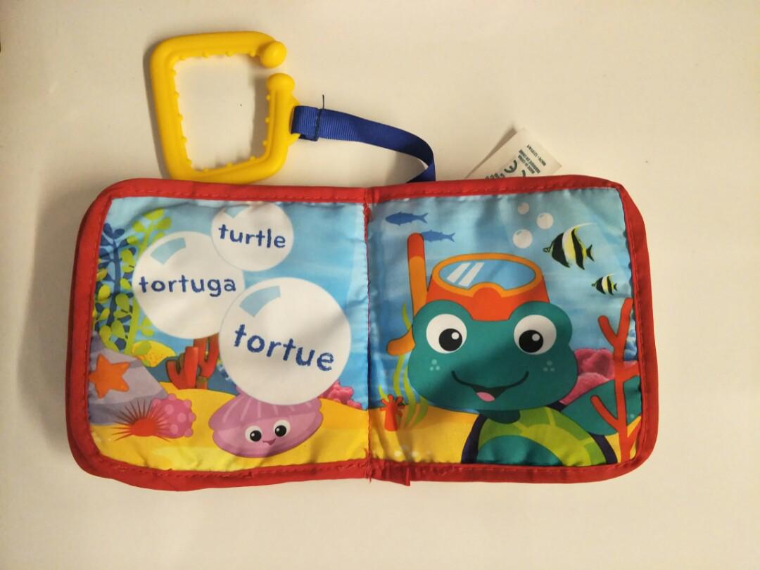 baby einstein explore and discover soft book toy