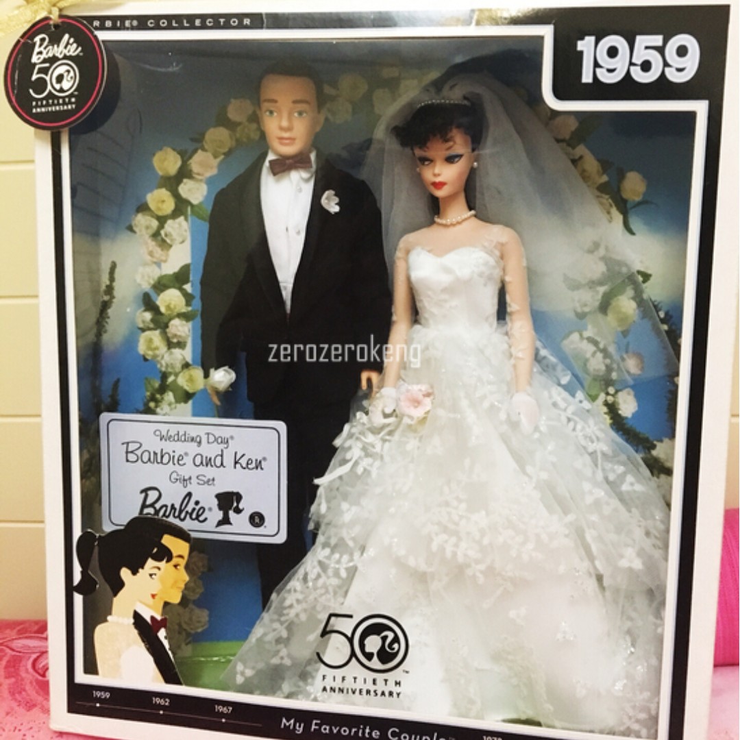 Barbie Ken Wedding Day Collector 50th Anniversary Hobbies