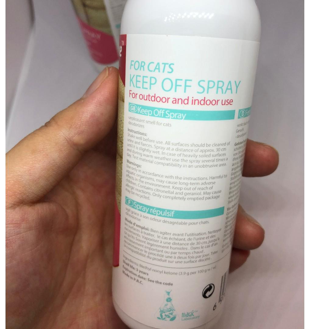 Bioline Keep Off Spray 175ml Cat Repellent Pet Supplies For