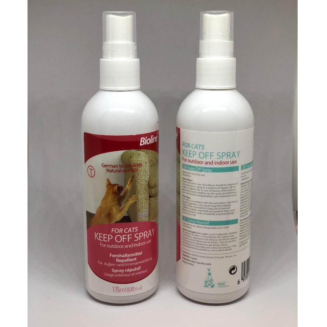 Bioline Keep Off Spray 175ml Cat Repellent Pet Supplies Health