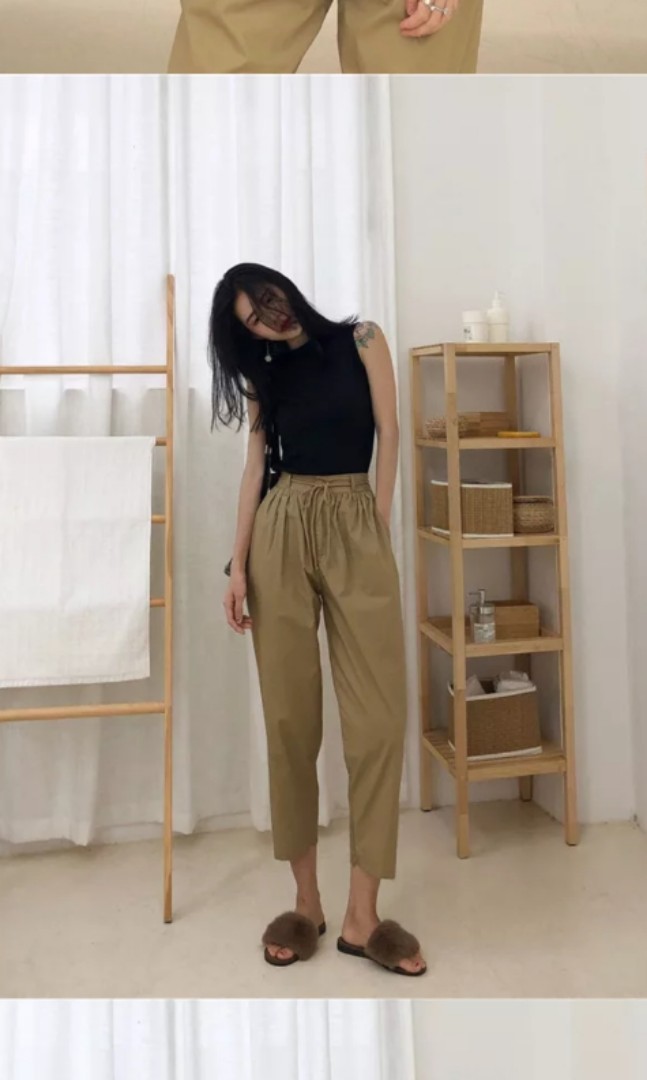 black and tan pants