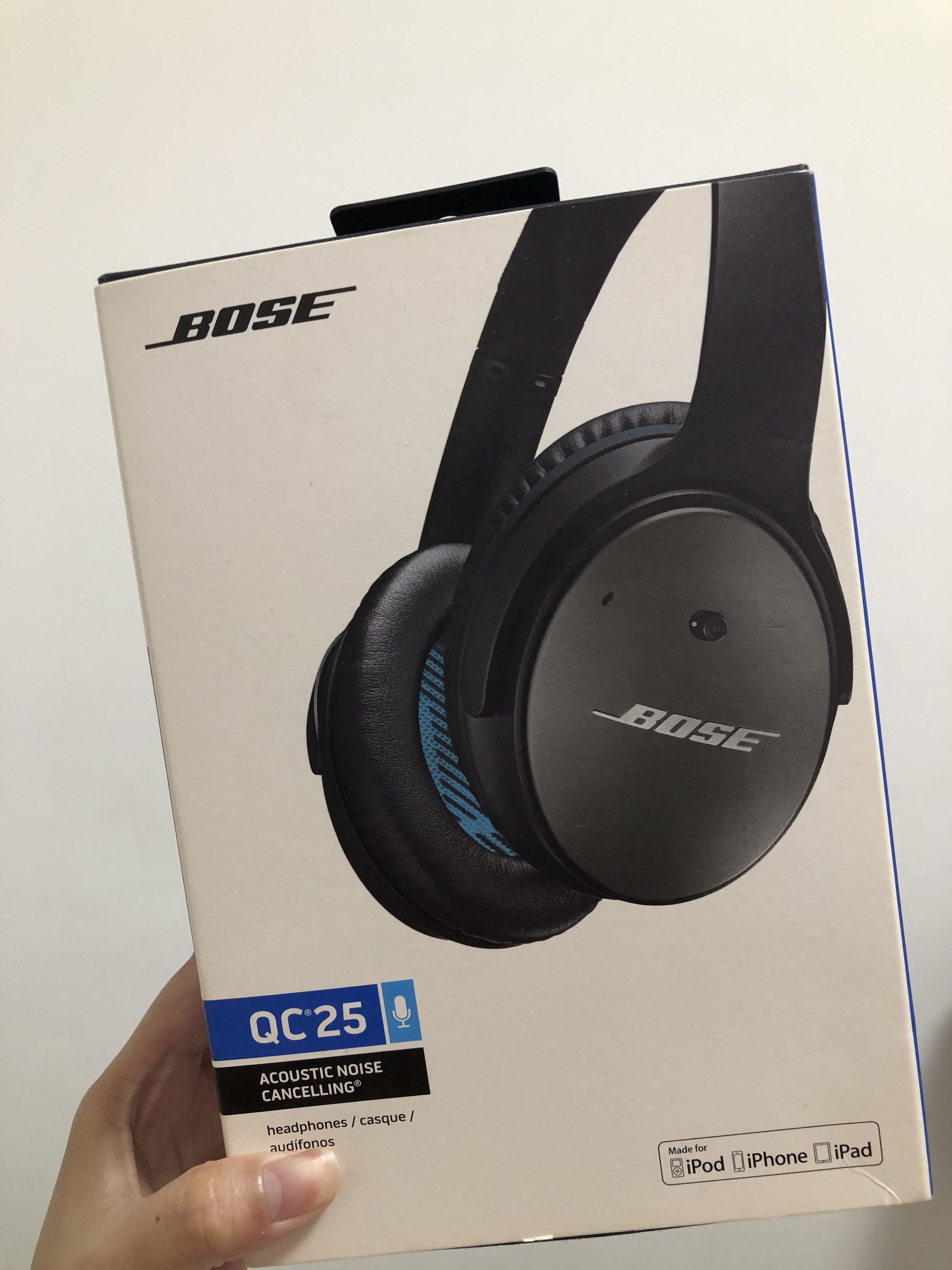 Bose Qc25 Acoustic Noise Cancelling Headphones Electronics Audio