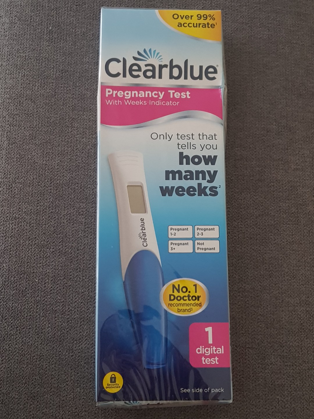 Clear Blue Pregnancy Test With Weeks Indicator - Pregnancy ...