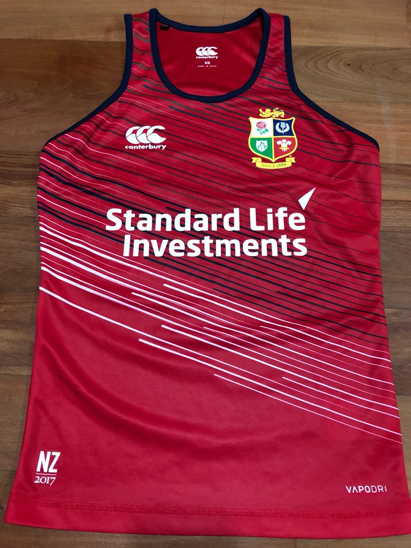 irish lions rugby singlet (authentic 