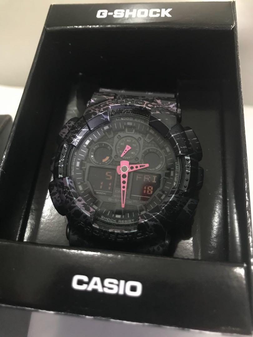 Casio G Shock Marble Custom Ga 100 Men S Fashion Watches On Carousell