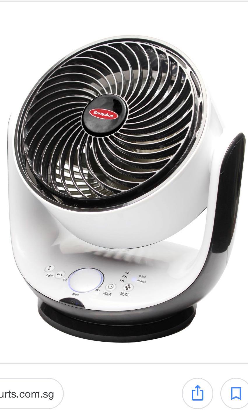 Europace Ejf581s 8in Detachable Jet Turbine Fan With Remote Control Home Appliances Cooling Air Care On Carousell