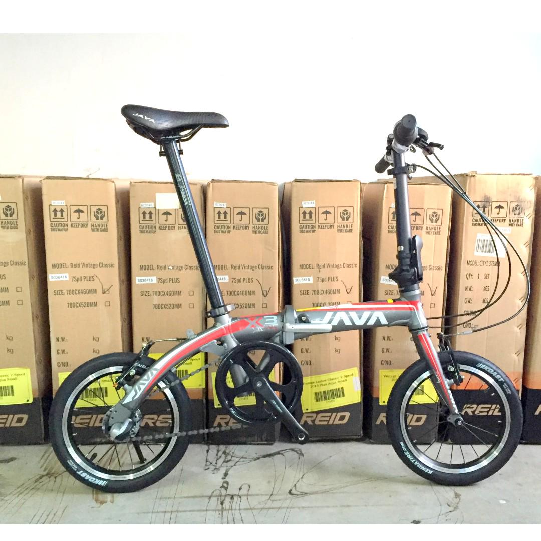 java 14 inch folding bike