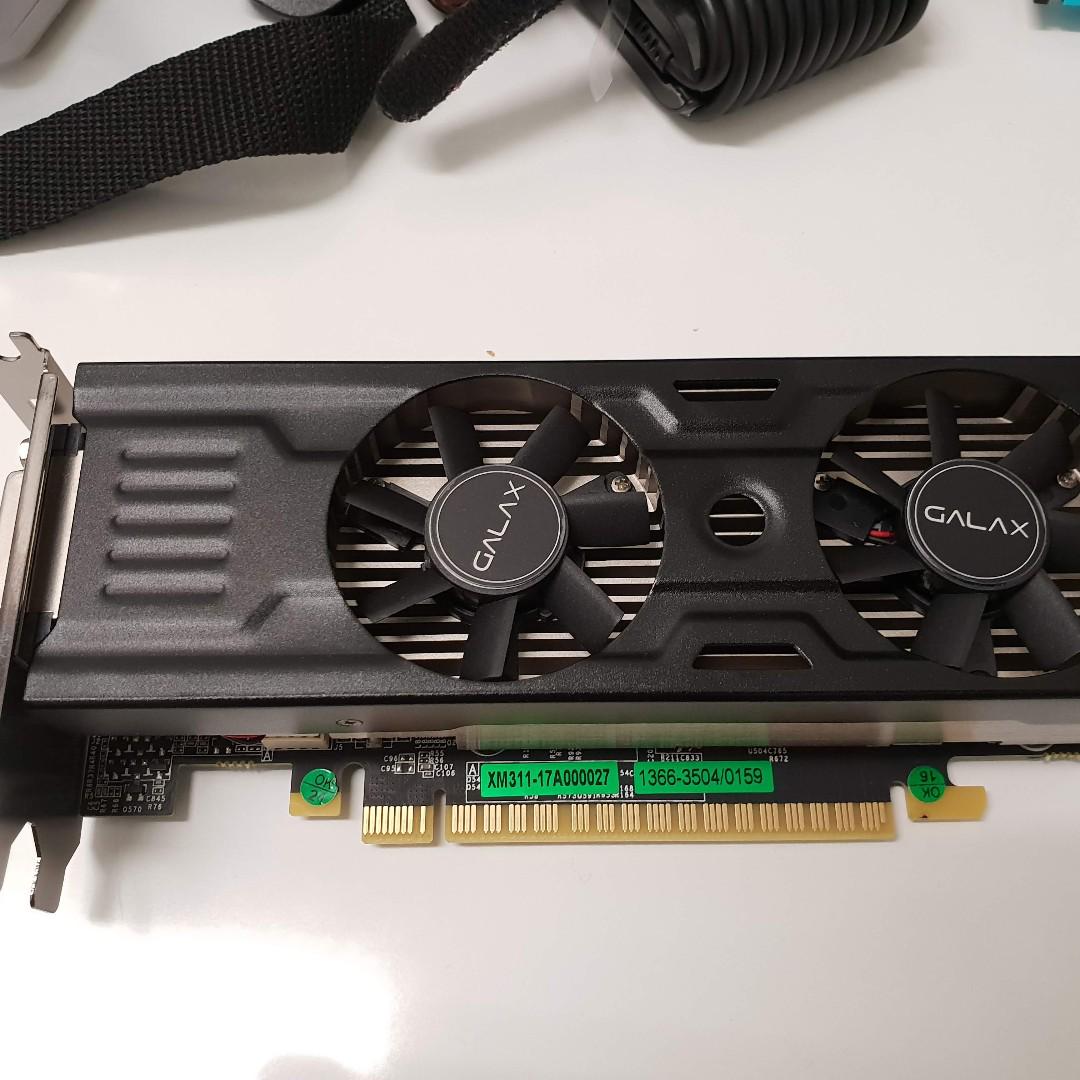 Galax Nvidia GTX 1050 OC 2GB LP (Low Profile), Computers & Tech, Parts ...