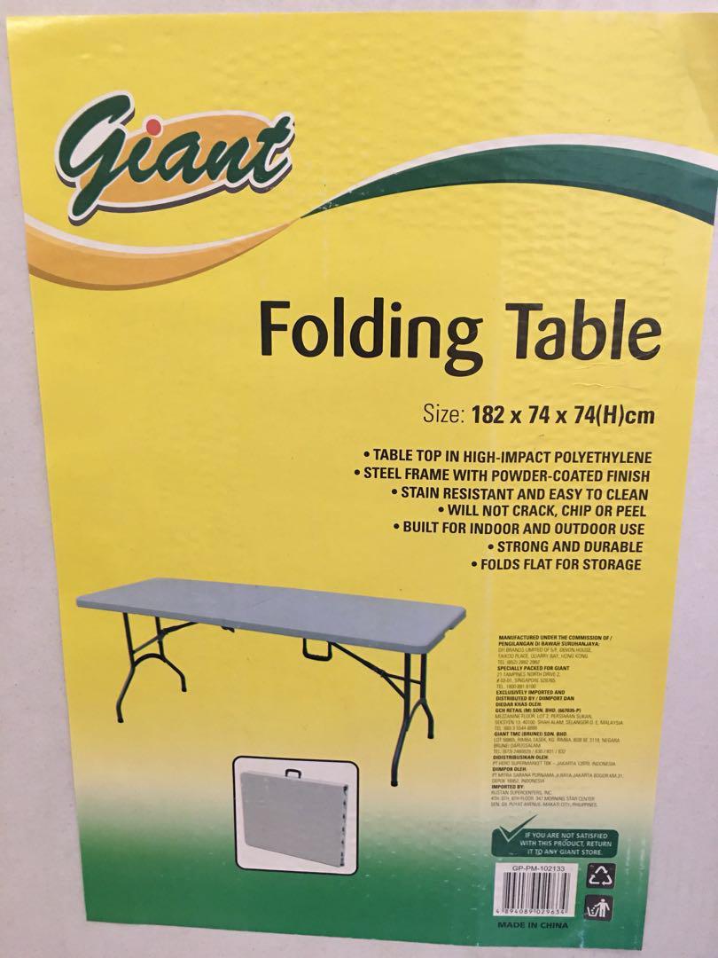 Giant LARGE folding table