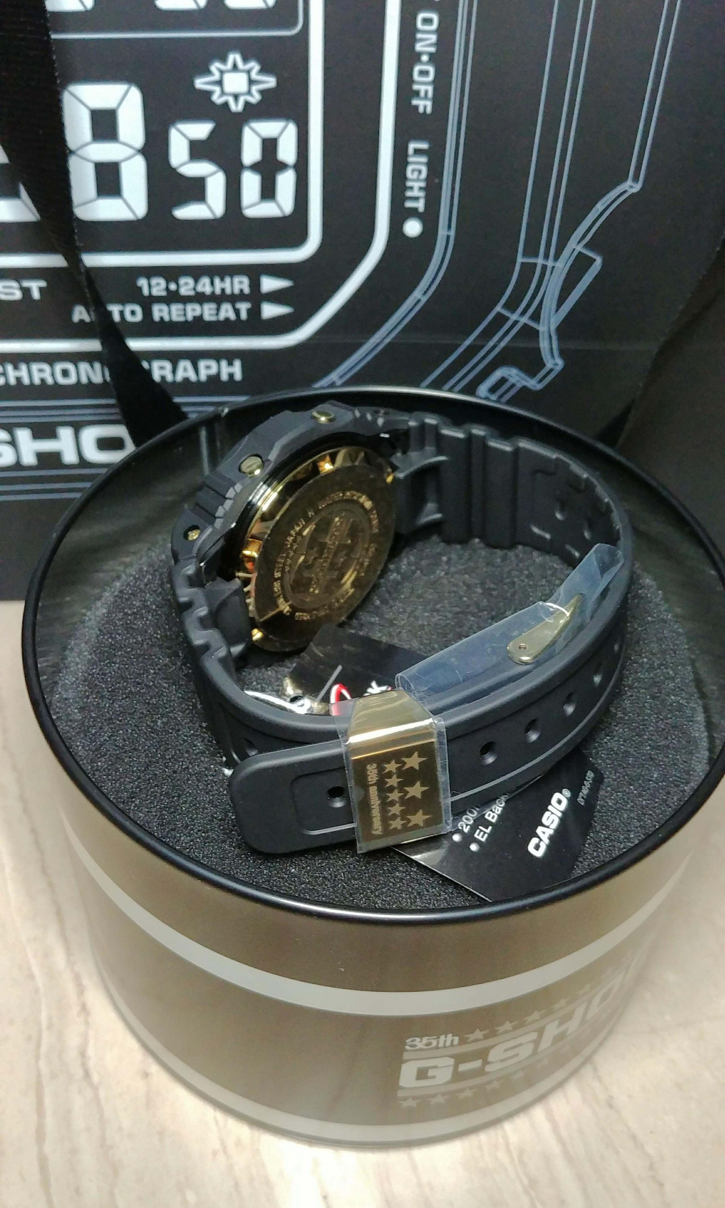 G Shock 35th Anniversary Origin Gold Screw Back Collection DW 5735D 1B