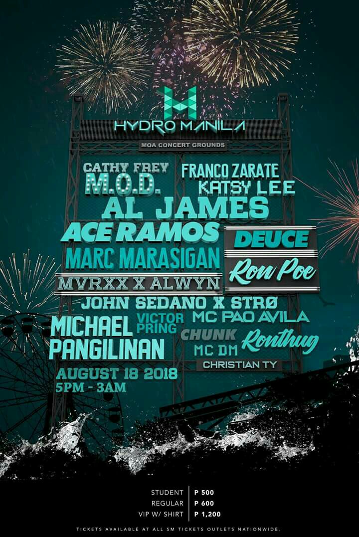 Hydro Manila regular tickets, Tickets & Vouchers, Event Tickets on