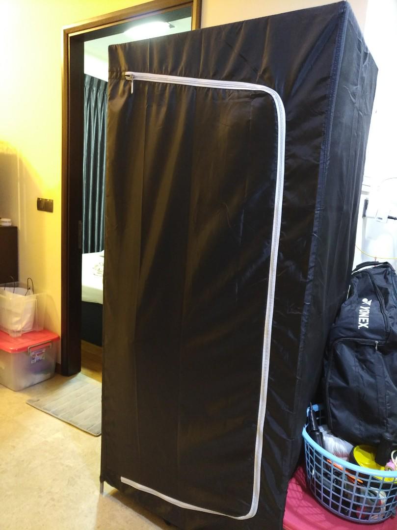 Ikea Breim Wardrobe Black Furniture Others On Carousell