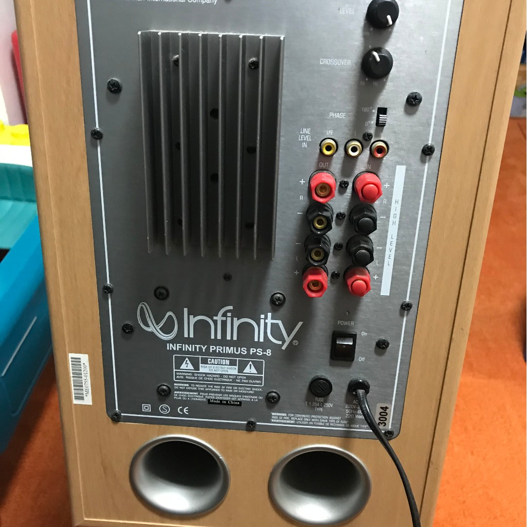 Infinity ps8 outlet