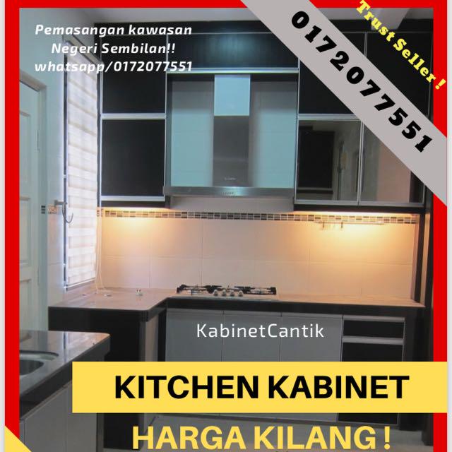 Kitchen Cabinet Harga Kilang Home Furniture Others On Carousell