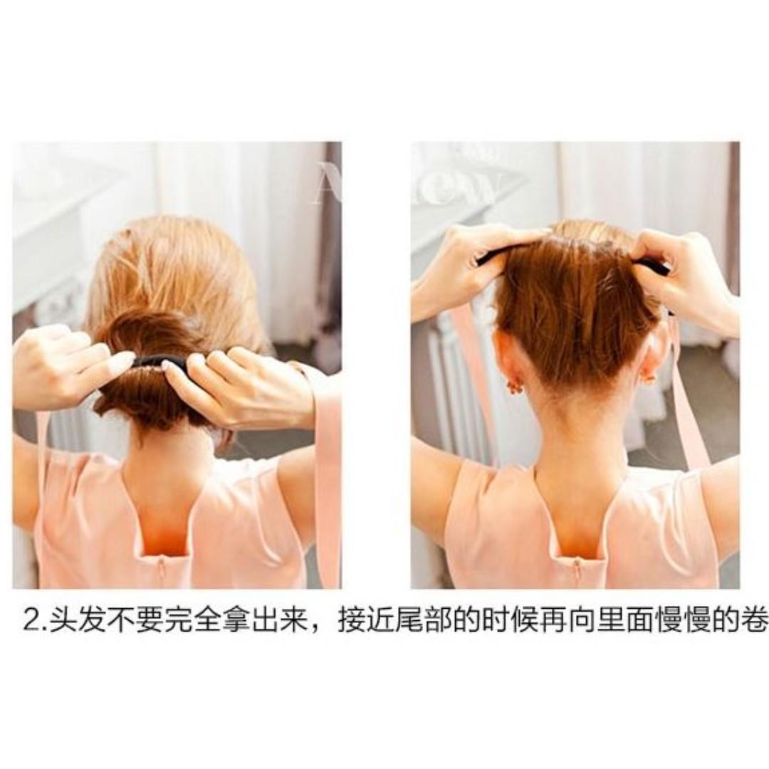 Korean Style Hair Bun Satin Ribbon Women S Fashion Accessories