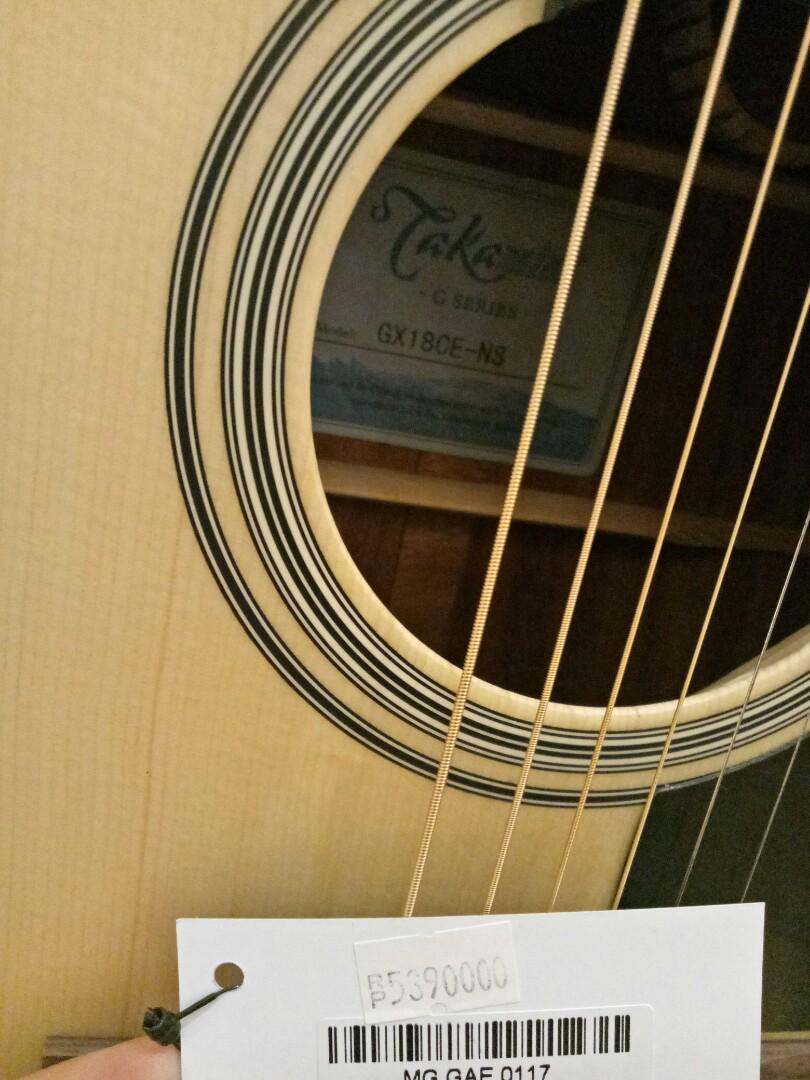 Kredit Gitar Takamine Gx18ce Ns Tanpa Cc Musik Media Alat Di Carousell