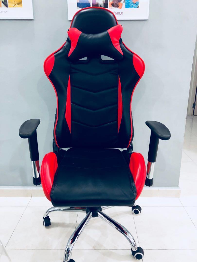 Leather Racer Gaming Chair Toys Games Video Gaming Gaming Accessories On Carousell