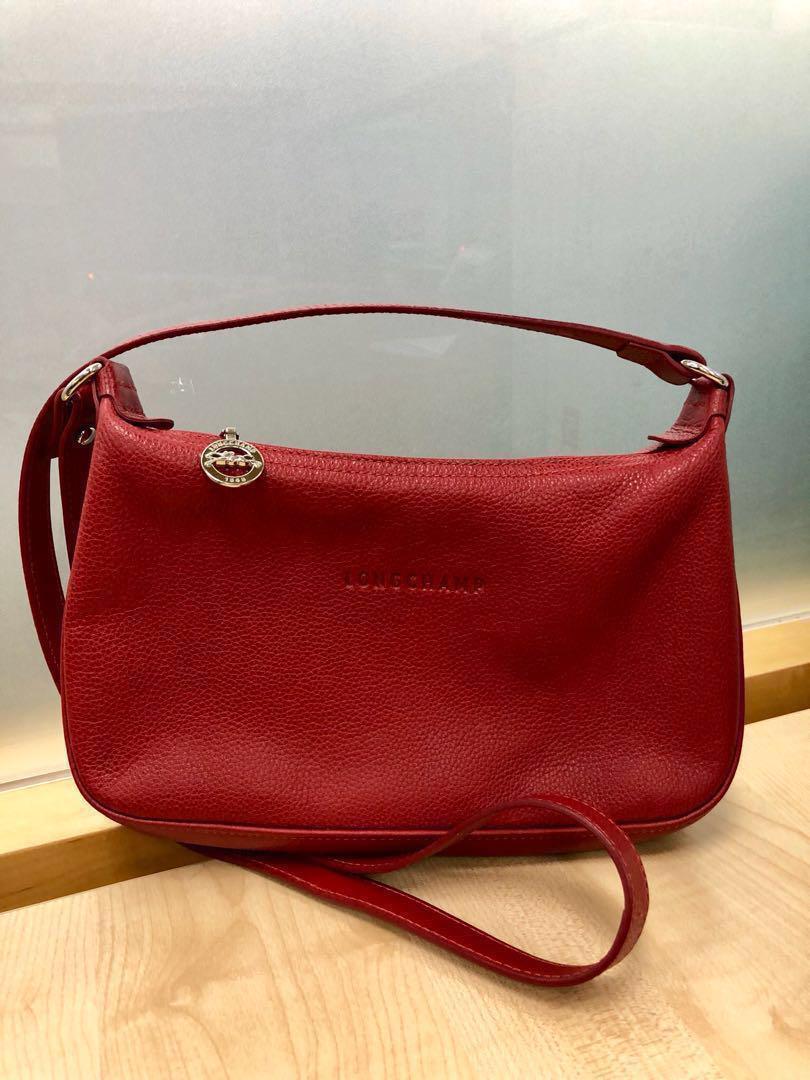 longchamp small leather tote