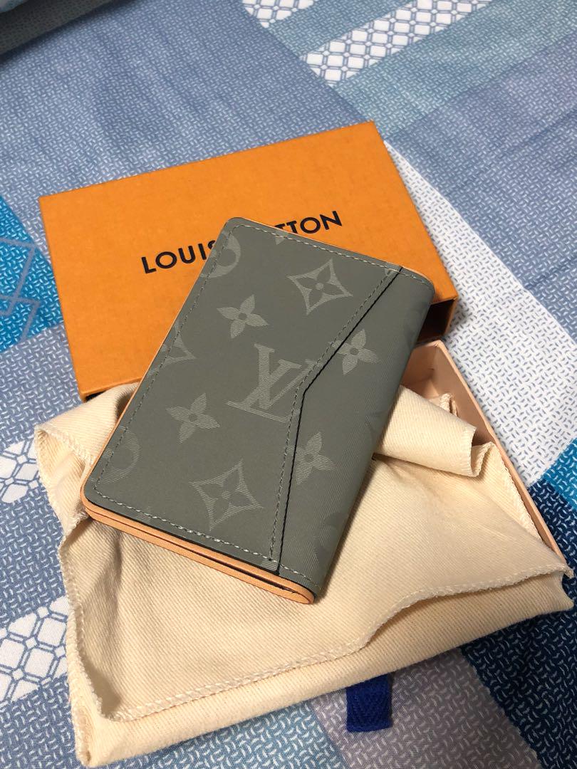 Louis Vuitton Titanium Monogram Pocket Organizer, Men's Fashion