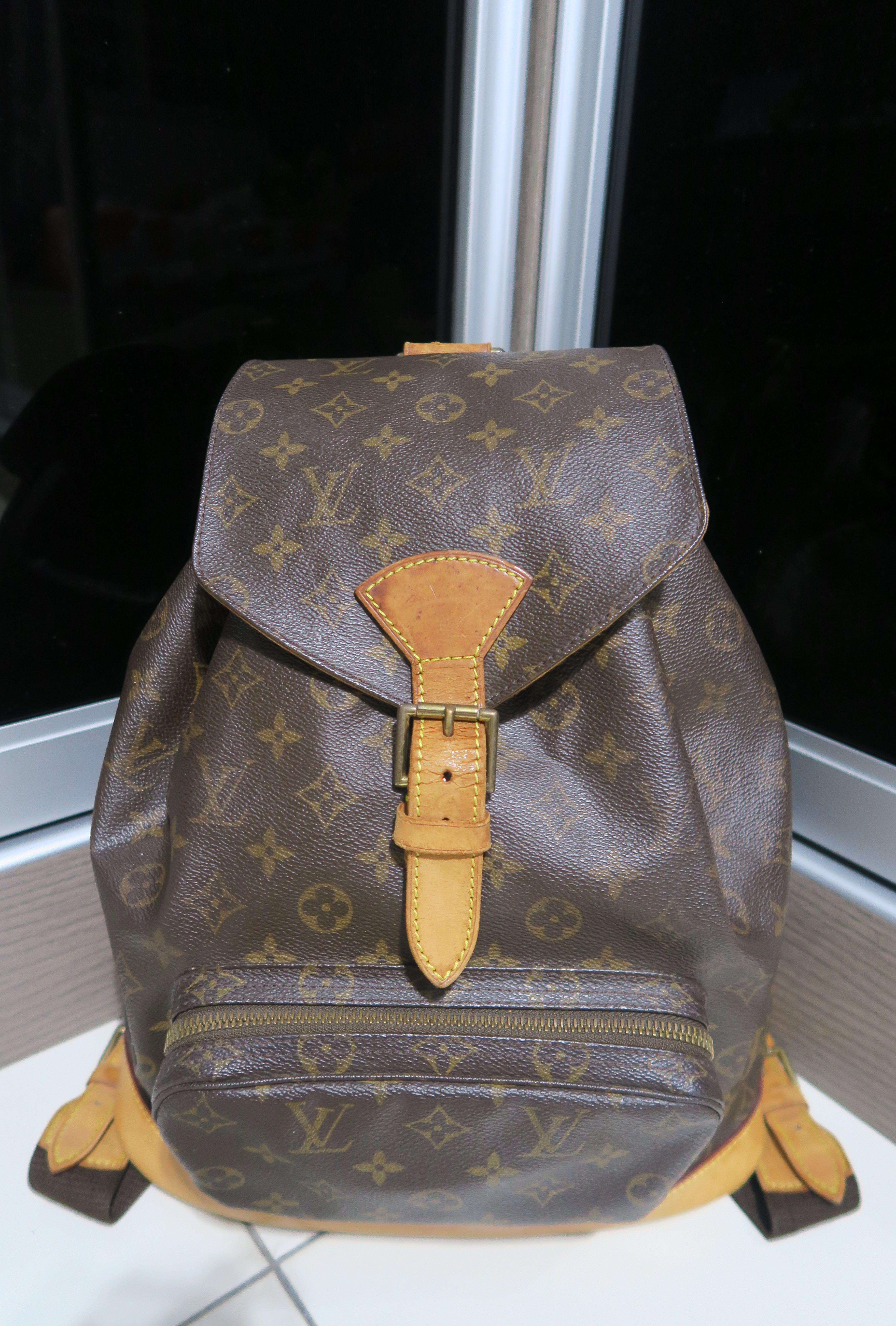 Louis Vuitton Vintage Montsouris GM Backpack