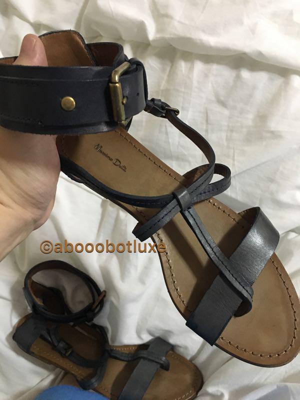 MASSIMO DUTTI AMAZON SANDALS IN BLUE Women s Fashion Footwear