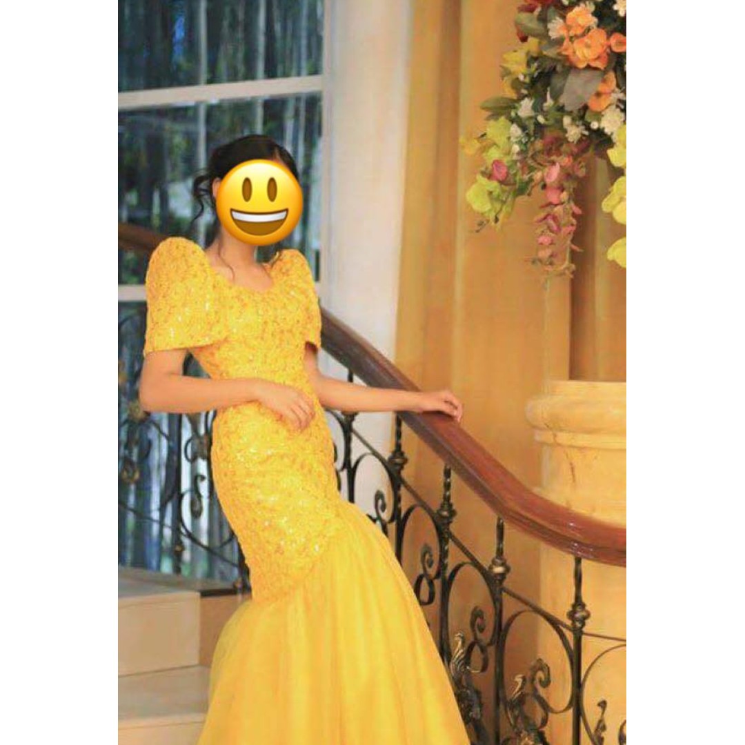 Serpentina filipiniana gown store