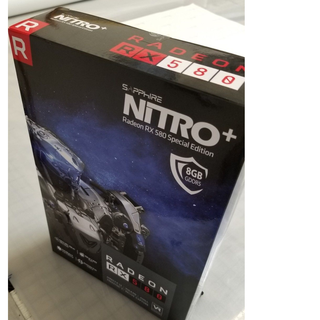 New Sapphire Nitro Radeon Rx 580 8gb Gddr5 Electronics Computer Parts Accessories On Carousell