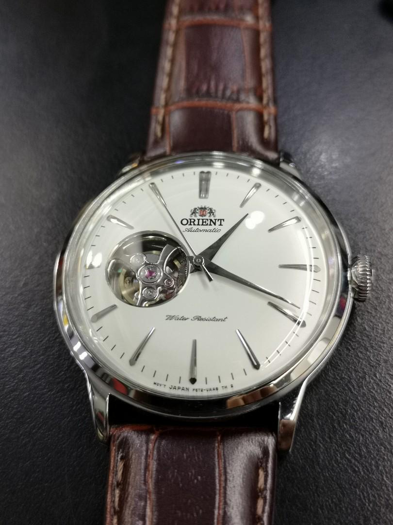 Orient Bambino Open Heart RA-AG0002S, Men's Fashion, Watches ...