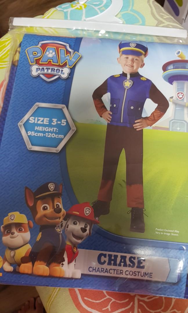 Paw Patrol Chase Costume, Babies & Kids, Babies & Kids Fashion On Carousell
