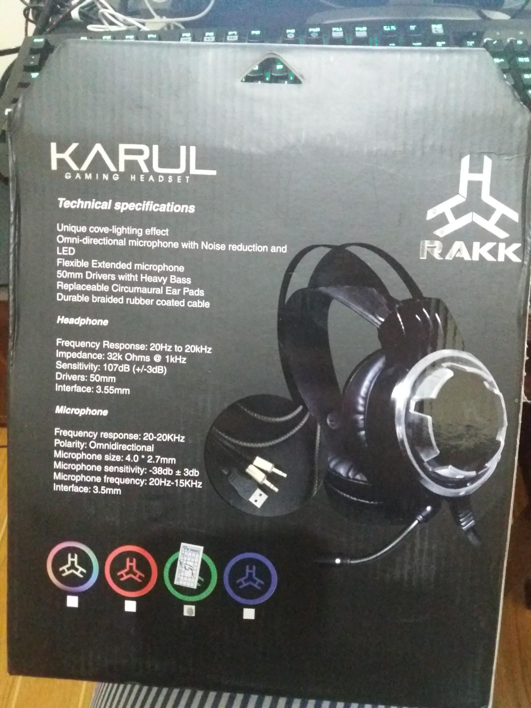 Rakk karul hot sale headset