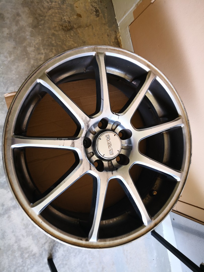 Rays G Games 77m 18 X 7 5jj Car Accessories Tyres Rims On Carousell