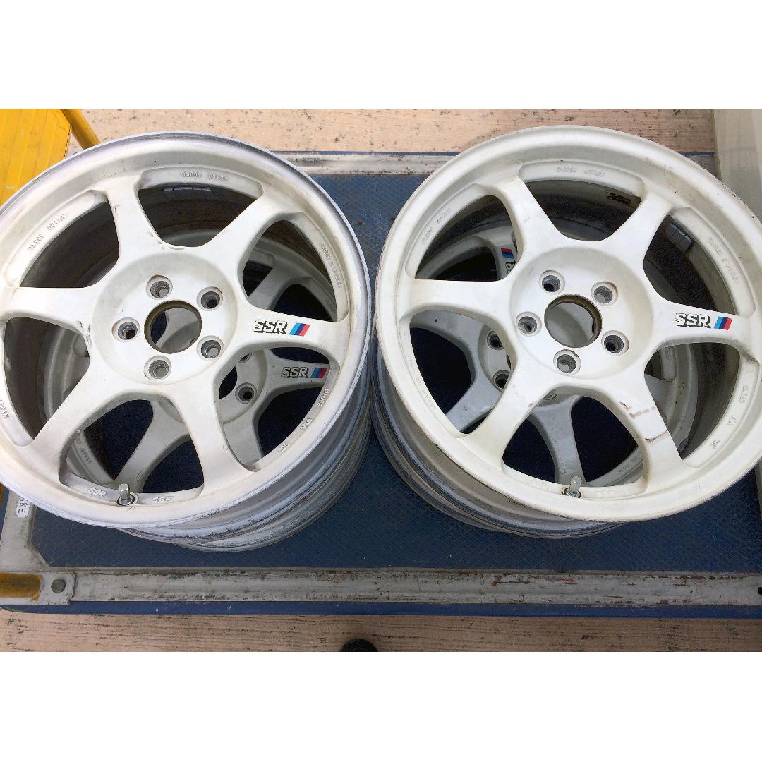 Ssr Type C 16 Inch Original Made In Japan Competition White Super Light Weight 5 6kg Just Need A Good Chemical Cleanup To Look Good Car Accessories Tyres Rims On Carousell