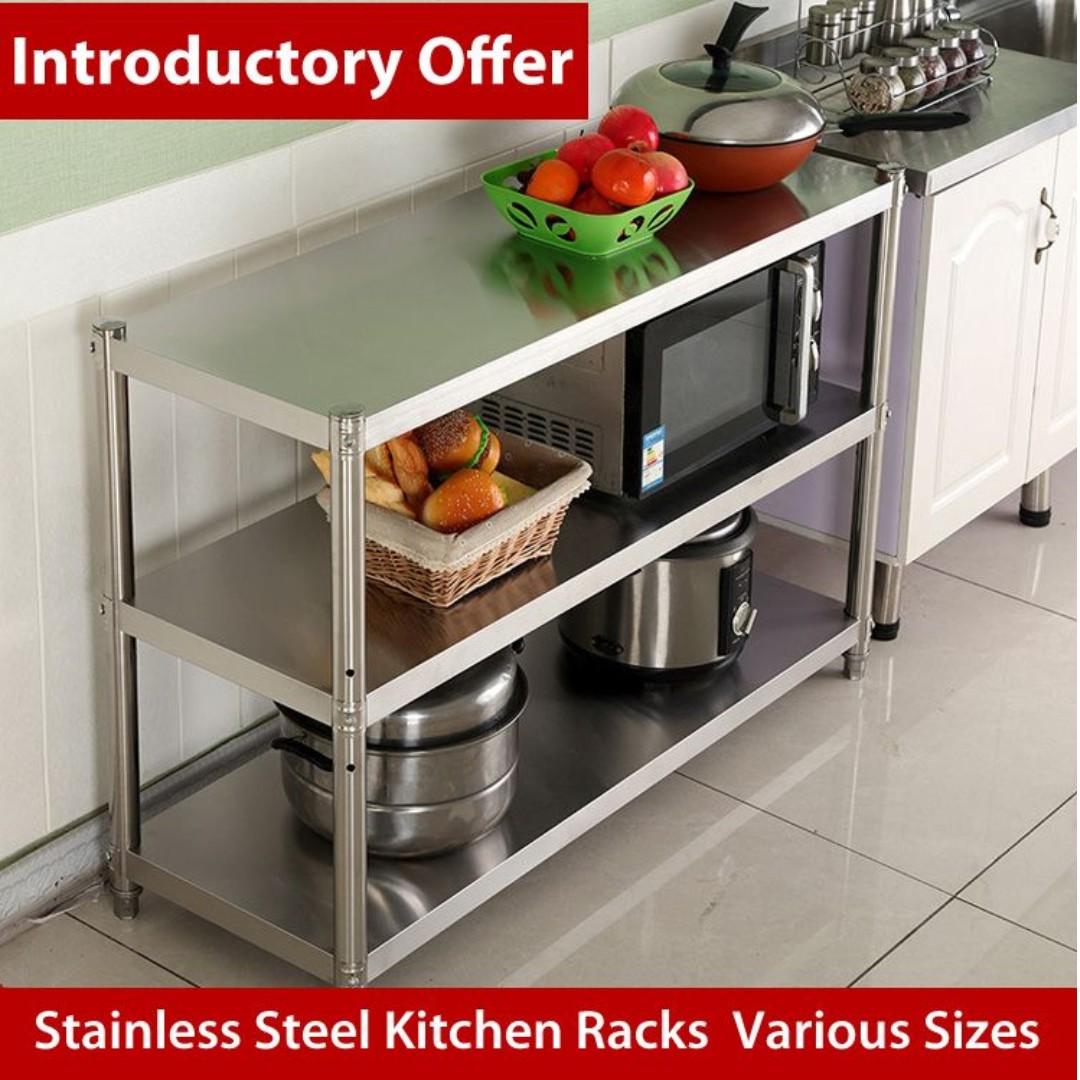 Stainless Steel Kitchen Rack Kitchen Shelf Storage Dish Rack