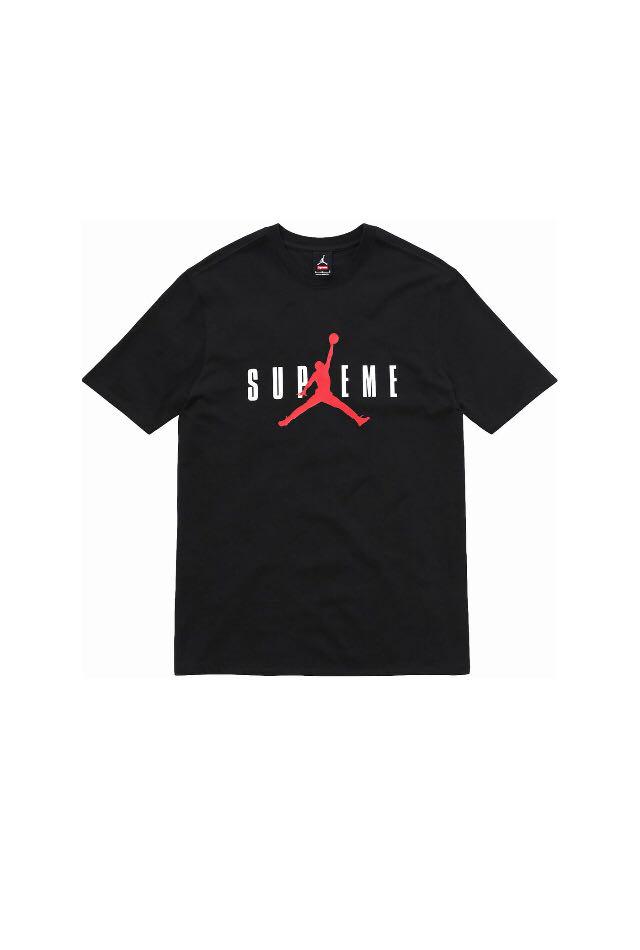 supreme x jordan tee