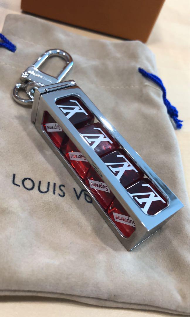 Supreme x LV Dice Keychain Red ( HK AAA ), Men's Fashion, Watches