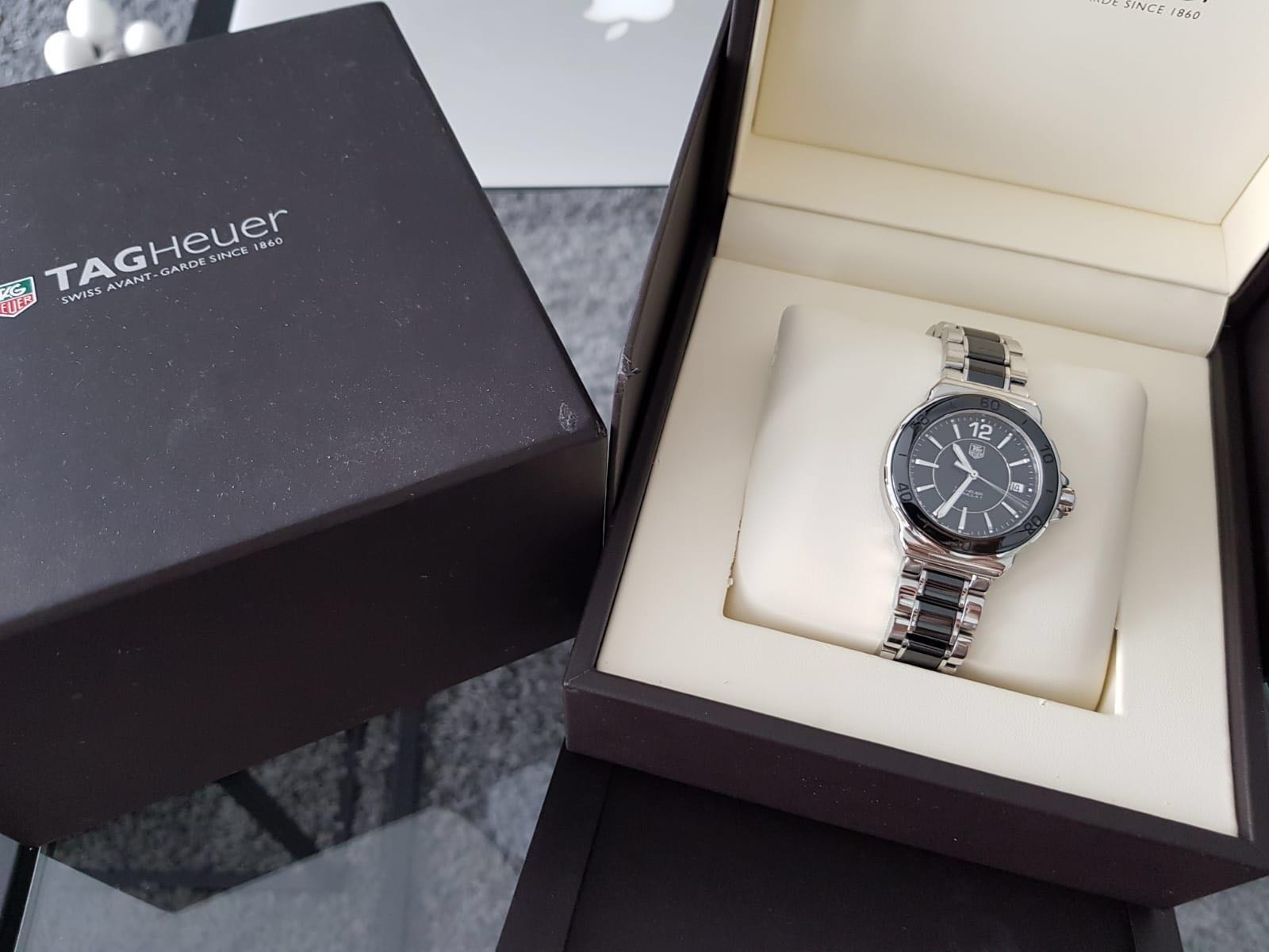 tag heuer formula 1 black ceramic ladies watch