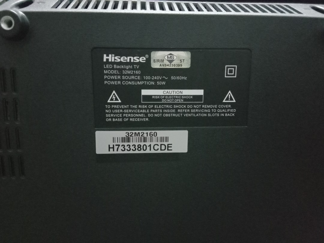 Tv 32 Led Hd Hisense 32m2160 Electronics Tvs Entertainment Systems On Carousell