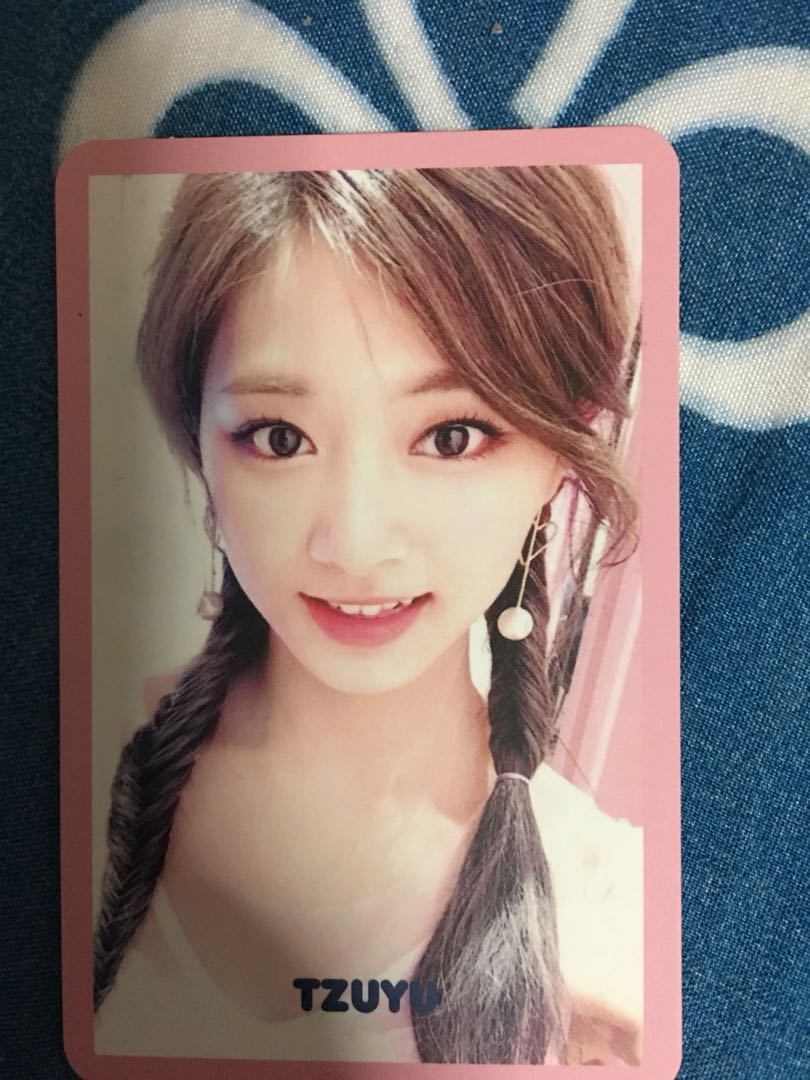 Twice Tzuyu Signal Pink Photocard Official Hobbies Toys Memorabilia Collectibles K Wave On Carousell