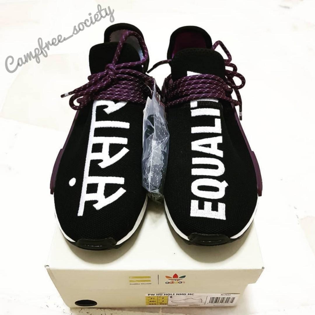 UK 7 Adidas Human Race NMD Core Black Men s Fashion Footwear Sneakers on Carousell