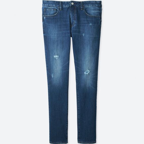 men's stretch tapered jeans