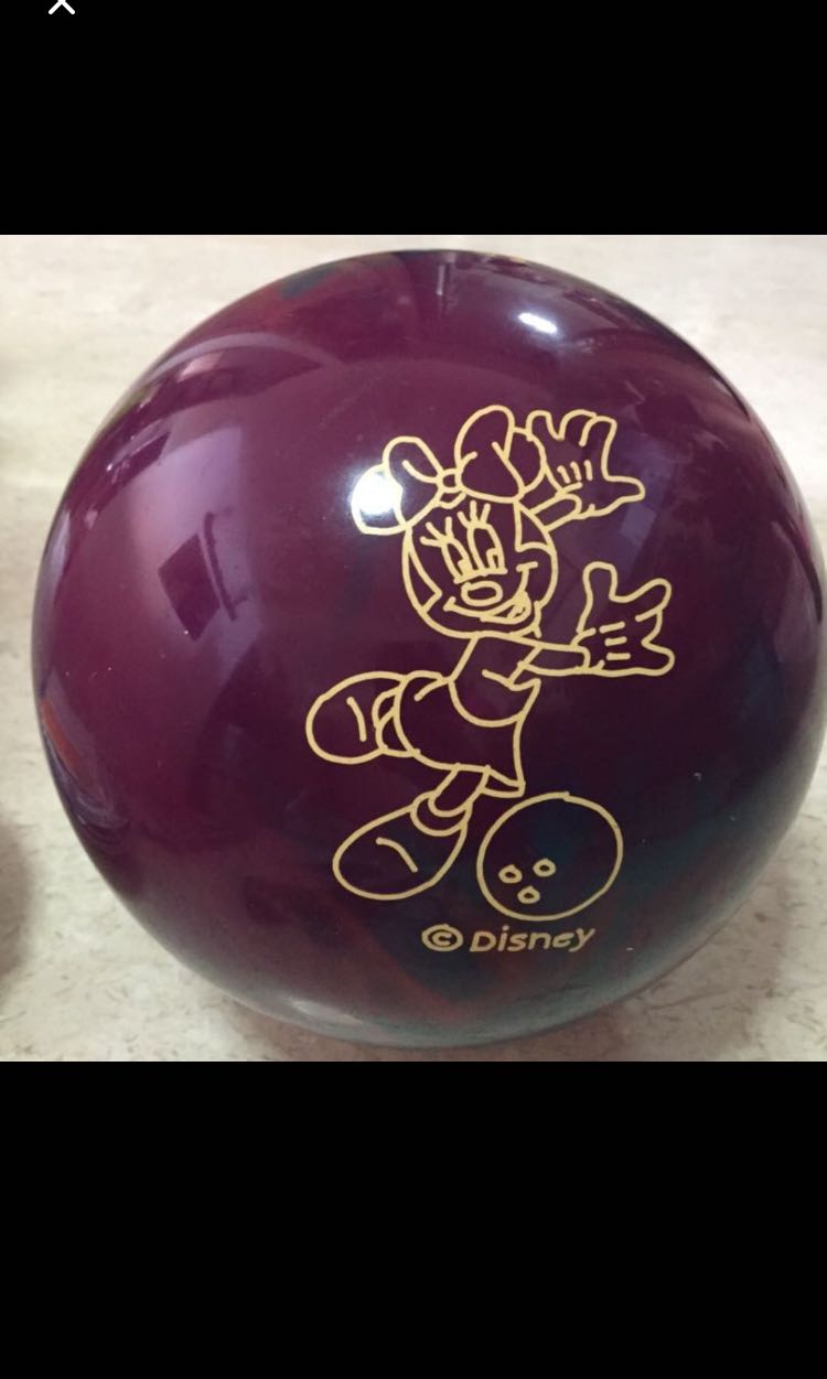 Vintage Disney MICKEY MOUSE Kids Bowling Ball Brunswick Cosmic Bowling