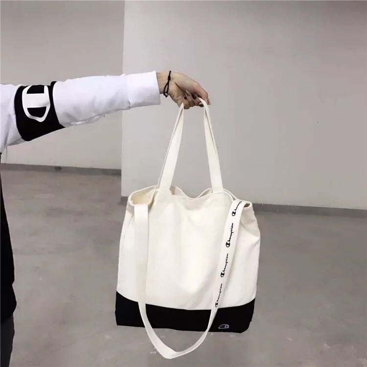 white champion bag