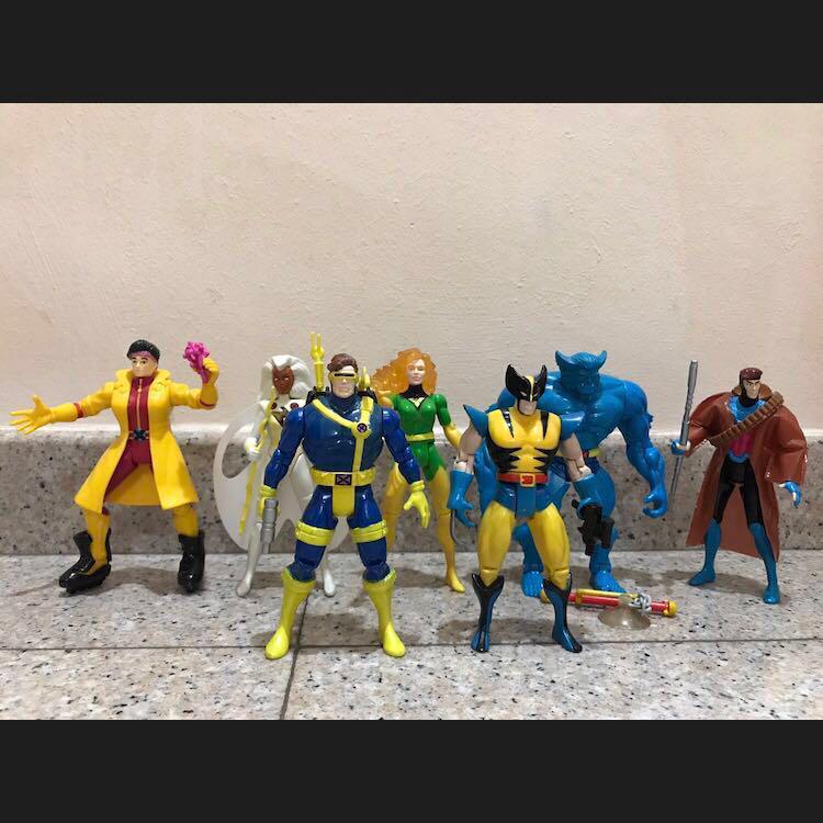X-Men Cyclops Wolverine Gambit Beast Jean Grey Phoenix Storm Jubilee ...