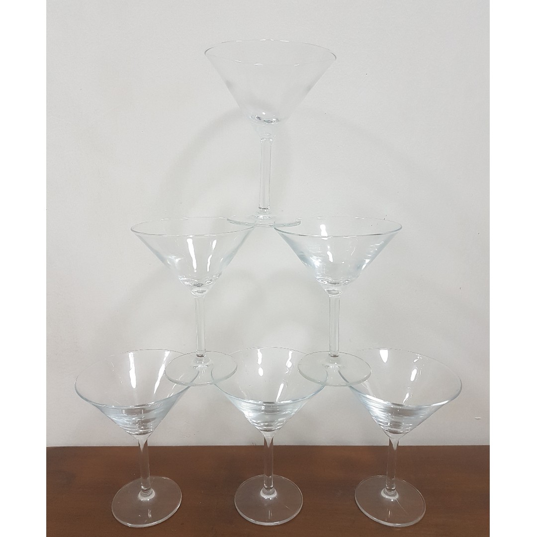 12 Pieces Ikea Fyraldig Martini Glass 170 Ml Home Appliances Kitchenware On Carousell