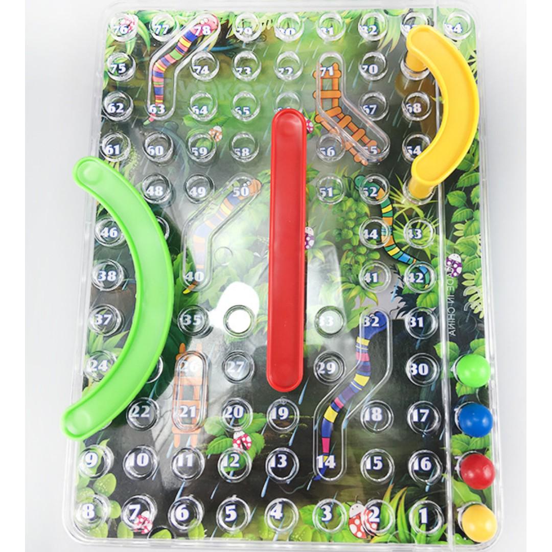 3D Snakes and Ladders (Category: Board Games & Puzzles) located in Manila. Submitted by trustradeglobal (Listing ID 185317240, Image 3). Description: A 3D version of the classic snakes and ladders game. Ladders roll you up closer to the finish, while snakes slides you down back. This game helps children with hand and eye coordination as well as strategic thinking. Travel up with the ladders or down with the snakes! -Classic snakes and ladders gam