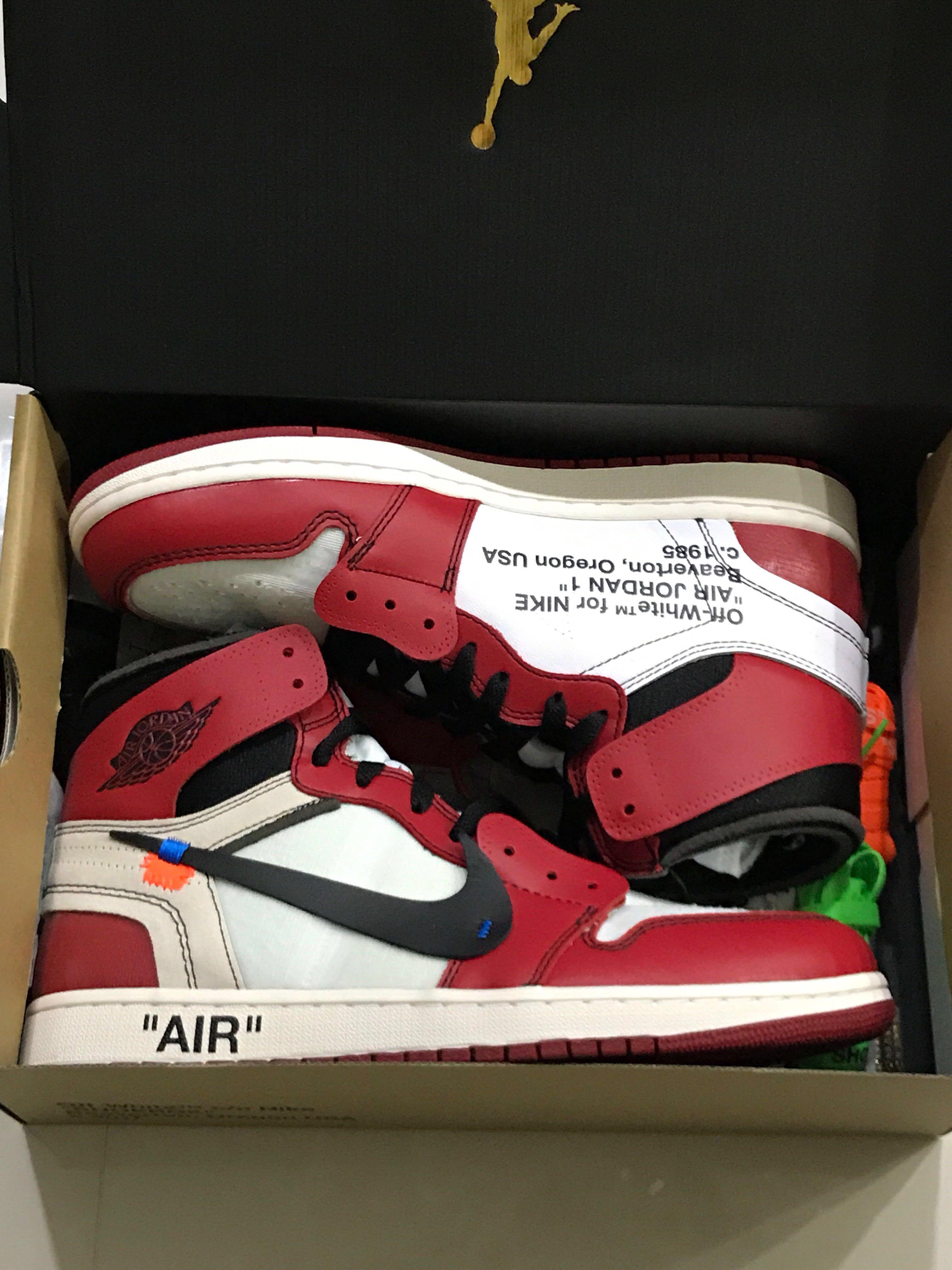 Air jordan 1 deals chicago off white price