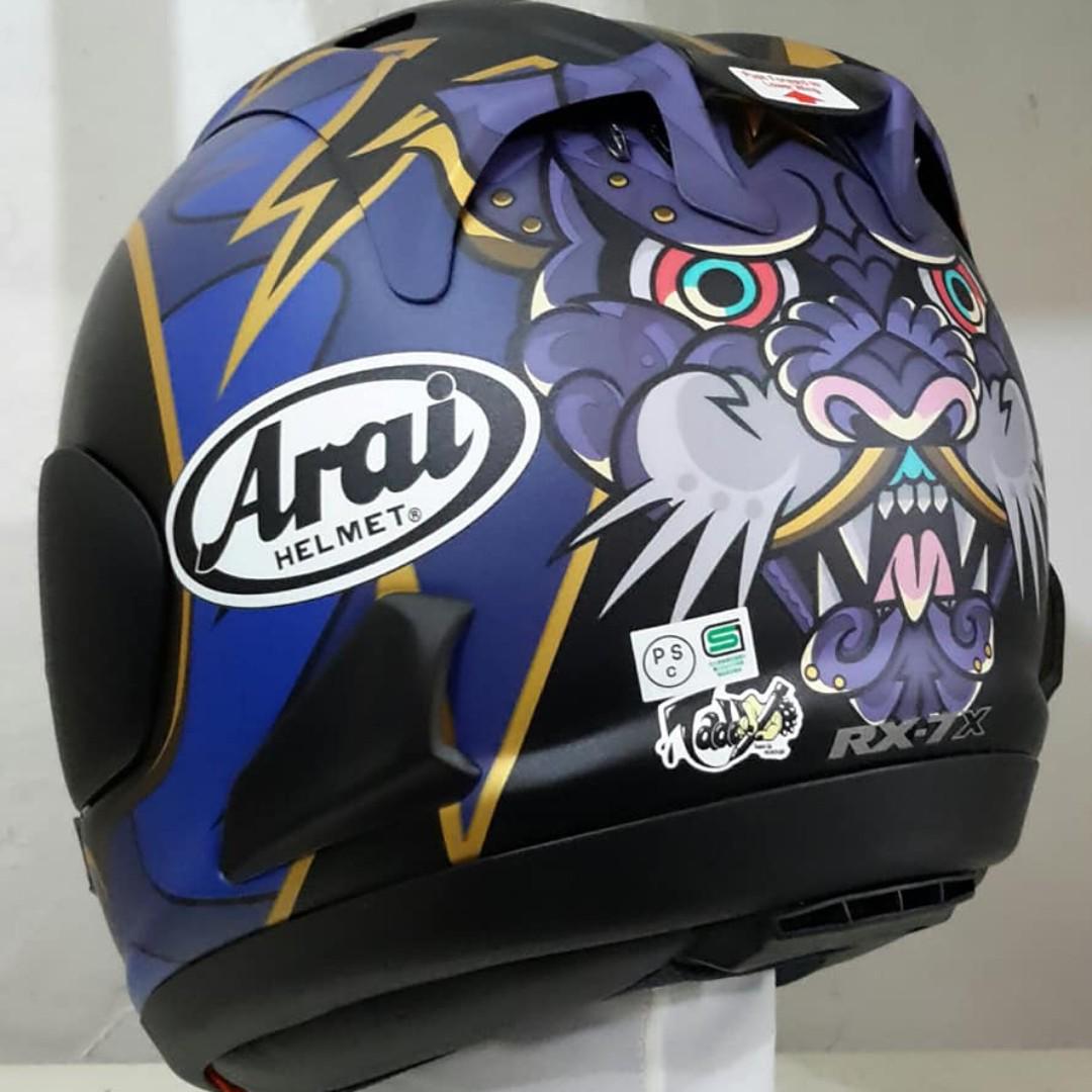 Arai RX7X Nakasuga 21, Motorbikes, Motorbike Apparel on Carousell